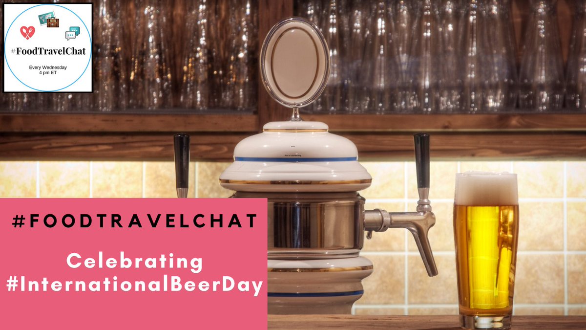 Where have you traveled and had a memorable brew? Tell us Wed. on #FoodTravelChat. The questions will be posted by 9amET. Respond throughout the day at your leisure. Details below.

<a href="/NationalJayDay/">Jason</a> <a href="/mylakegeneva/">VISIT Lake Geneva</a> <a href="/mydoorcounty/">Door County</a>
@ifwtwa

realfoodtraveler.com/this-week-on-f…