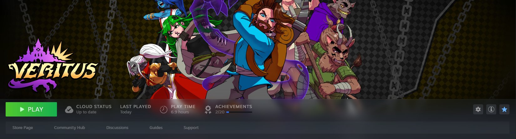 COLORGRAVE on X: “☁️Steam Cloud Saving is NOW active on Veritus 