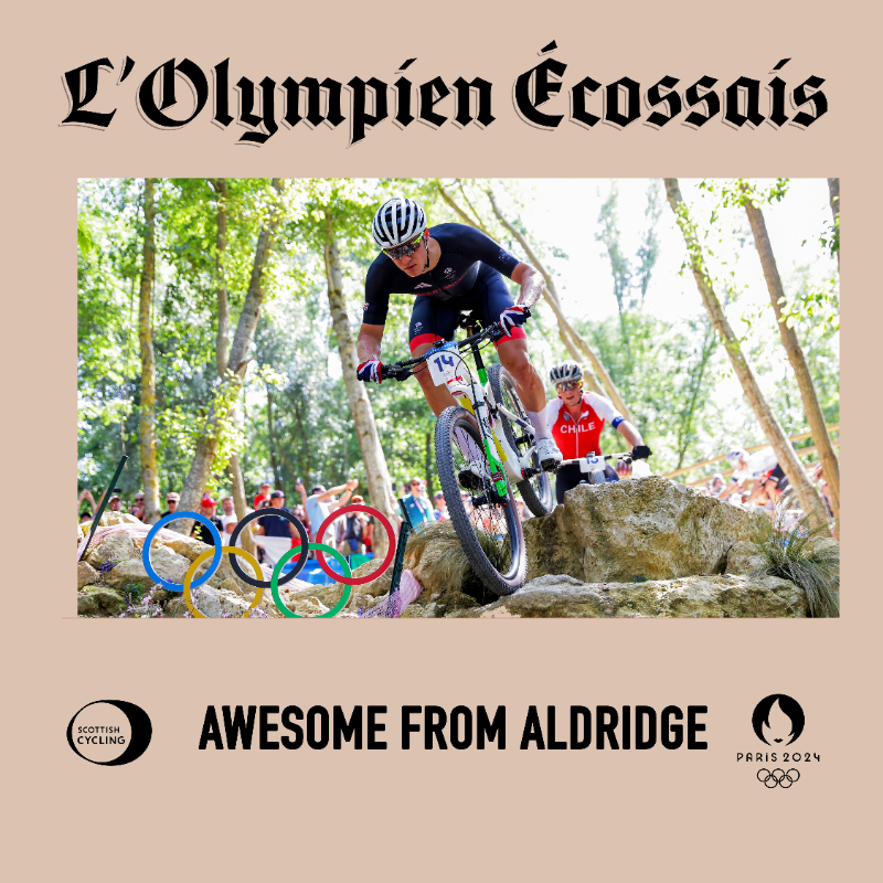 ScottishCycling's tweet photo. Scotland’s mountain bike star Charlie Aldridge did himself, and his nation proud on Monday, as he finished an excellent eighth at #Paris2024

Read the report here:

#MountainBike
