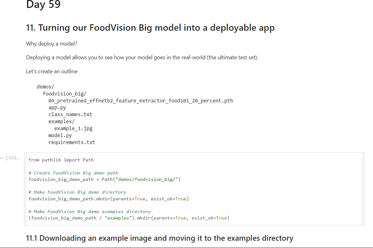 nabin_yd_'s tweet photo. Day 59: Successfully deployed Foodvision big model to Hugging Face space!!!

Github: https://t.co/voVesAxxWR

Model link: https://t.co/8WQUWahoSA

 #LSPPDay59 #60DaysOfLearning2024 #LearningWithLeapfrog  @lftechnology https://t.co/oAotPfhvoM