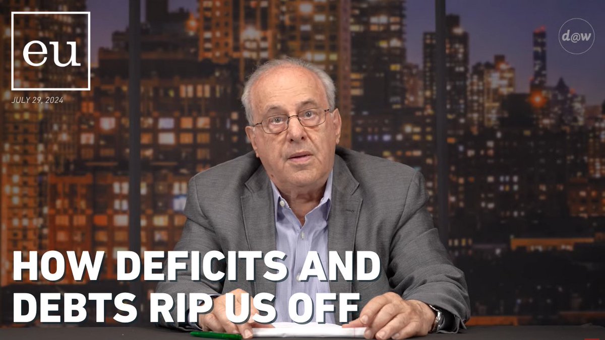 democracyatwrk's tweet photo. New #EconomicUpdate with @profwolff today at 4:30PM ET! "How #Deficits and #Debts Rip Us Off" #resistcapitalism #anticapitalism #economics #politics #economy #profwolff #democracyatwork 
Watch it here: https://t.co/L1s83Dipgf https://t.co/FCz5RWcXZh