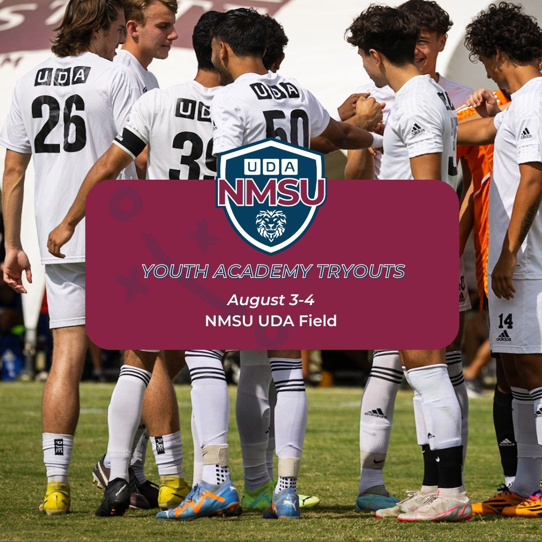 Join us this weekend for our NMSU Youth Academy Tryouts! 🫡 

Learn more and register:buff.ly/3StmPxj