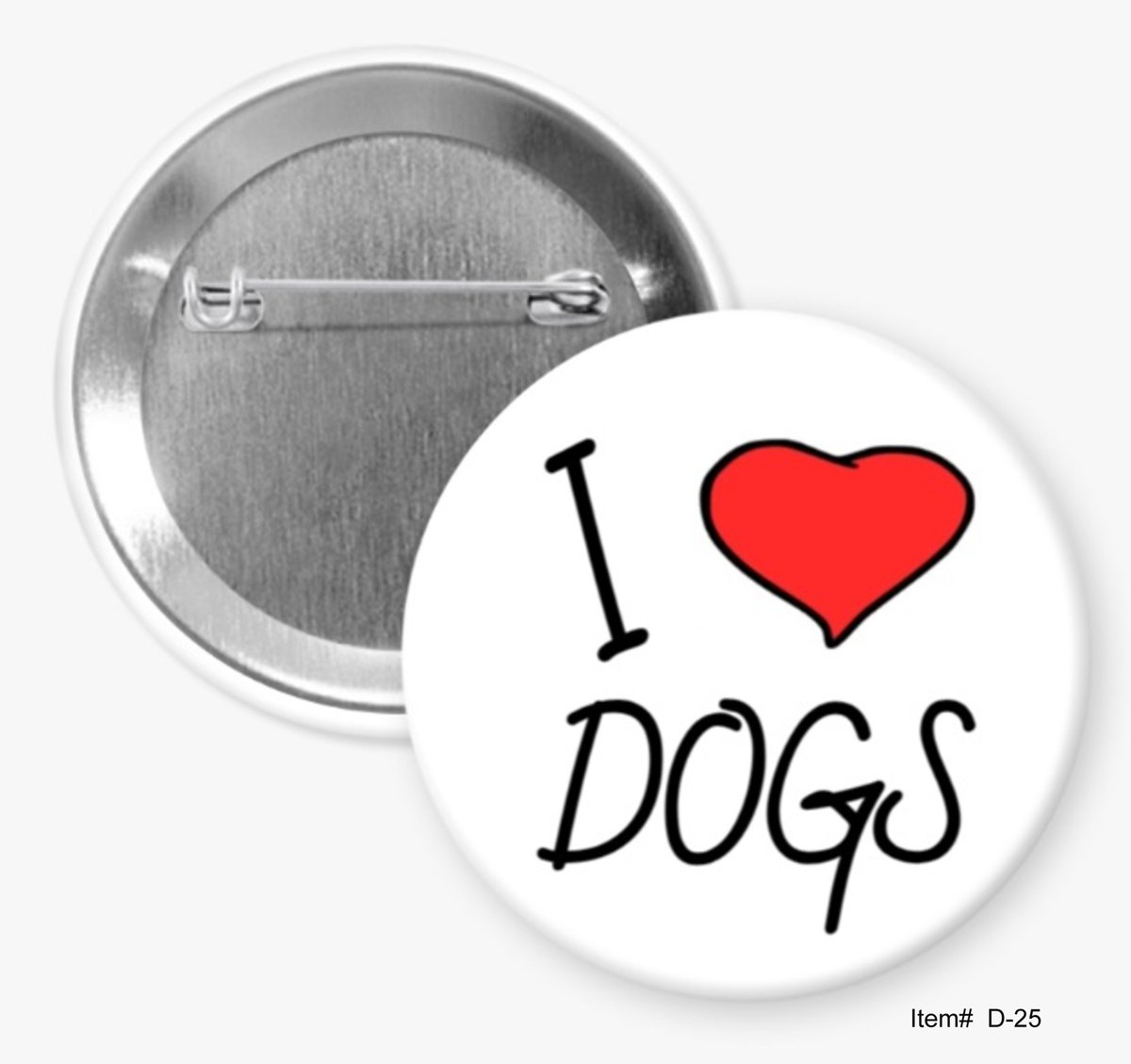 Celebrate and appreciate your dog with "I Love My Dog" Button from Hommel's Buttons for National Dog Month.  During the month of August, National Dog Month celebrates our loveable canine.  Here are 4 of 72 of them.

Here is the link to them: hommelsbuttons.com/i-love-my-dog-…