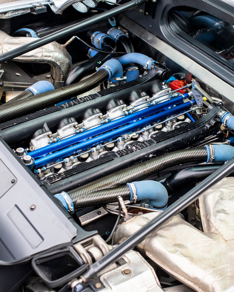 rmsothebys's tweet image. This ultra-rare 1993 Bugatti EB110 Super Sport Prototype is one of only seven created and was a participant in Bugatti’s May 1993 speed testing at the Nardo Ring, where an EB110 achieved 351 km/h to become the world’s fastest production car. bit.ly/3zWLC6e