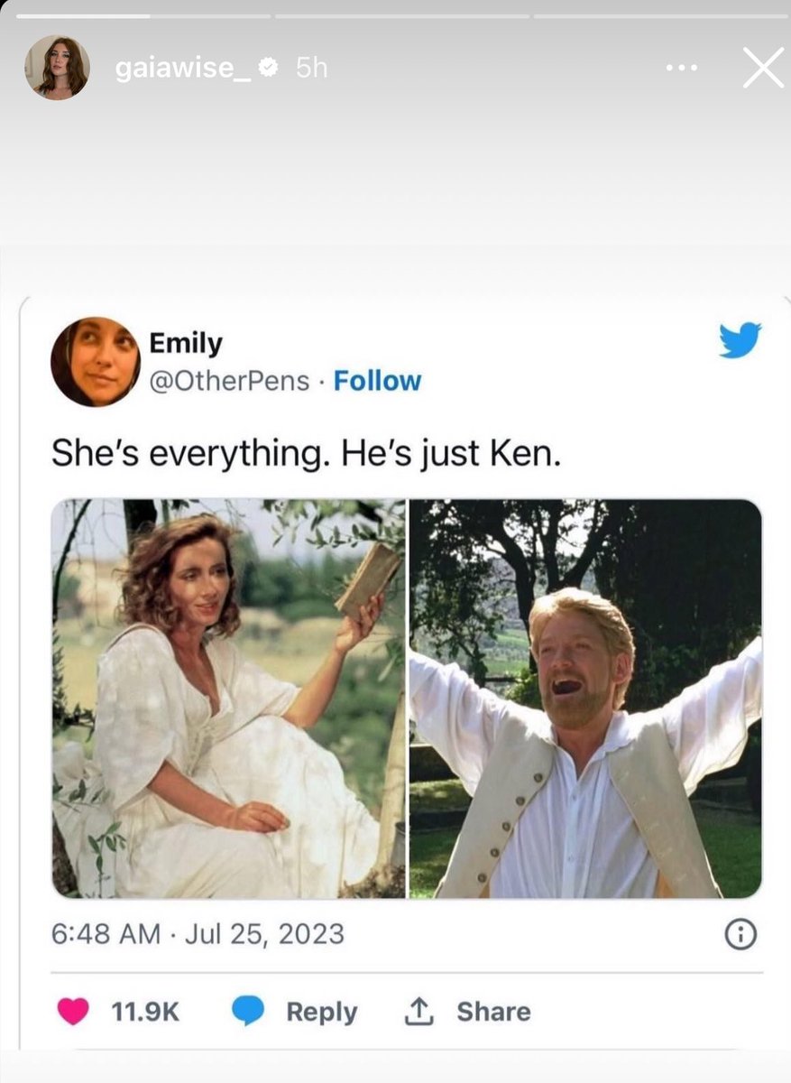 kevinddaly's tweet image. Emma Thompson’s daughter shared this on Instagram today. 😂💀