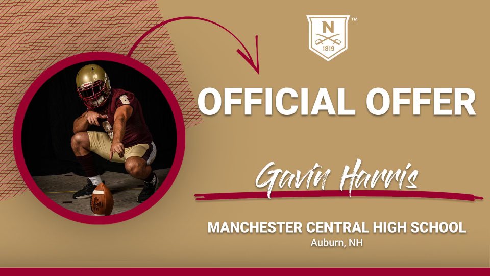 After an awesome call with <a href="/CoachPJ_Arcuri/">P.J. Arcuri</a>, I am grateful and blessed to receive an official offer to play football at <a href="/NorwichFB/">Norwich Football</a>! 

<a href="/CoachHugle/">Michael Hugle</a> <a href="/Coach_Hammond1/">Nick Hammond</a>