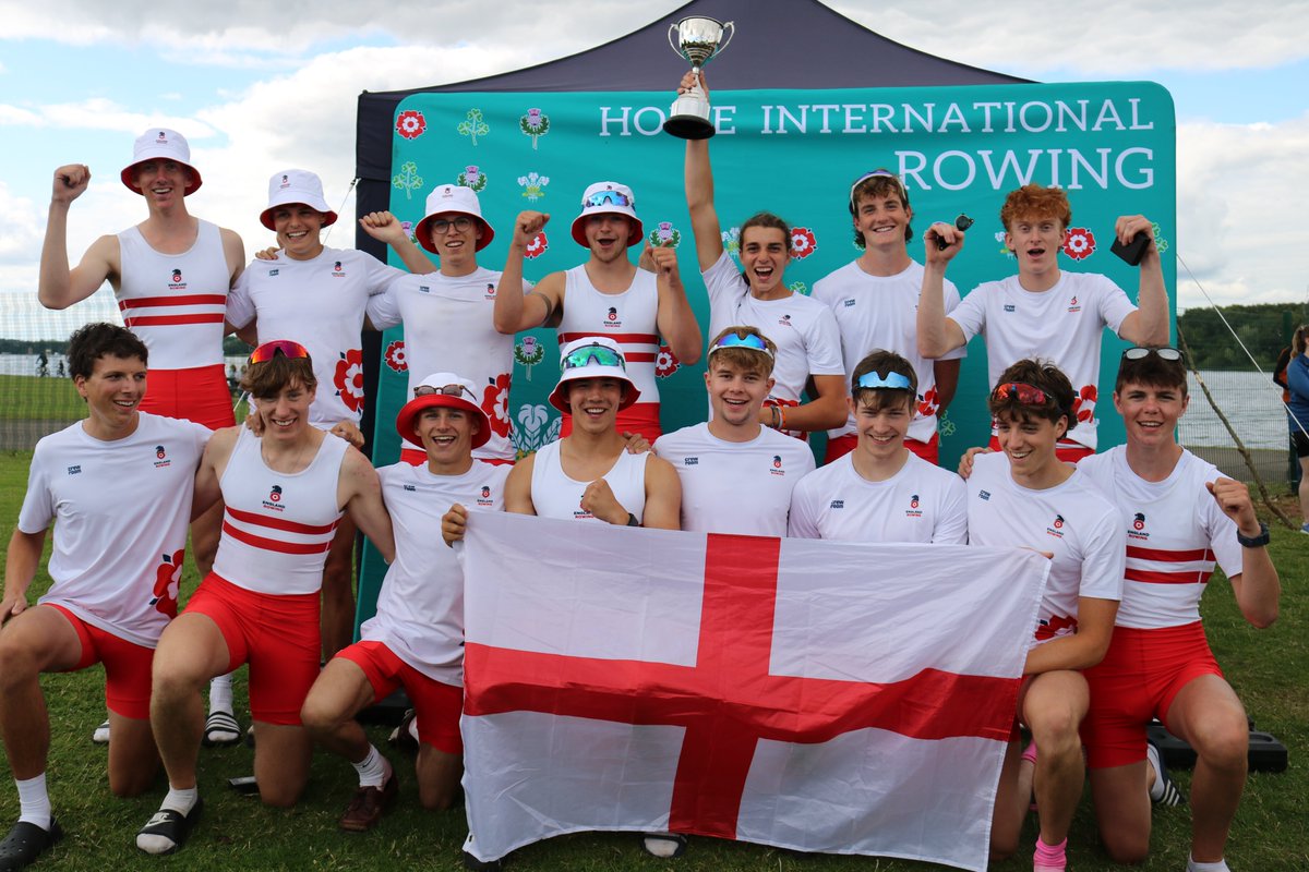 England wins all four trophies at the Home International Rowing Regatta for third year! 🏴󠁧󠁢󠁥󠁮󠁧󠁿

Well done to all of our athletes 👏

Read our full race report here 👉britishrowing.org/2024/07/englan…

#EnglandRowingTeam