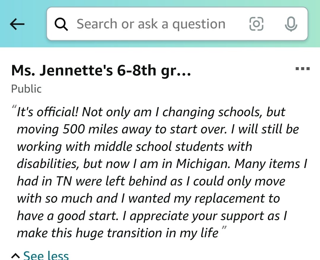 MIteacher78's tweet photo. Just because my @amazon #clearthelist is stuck, doesn't mean yours has to be. Drop your list below  ⬇️ for a repost. Make sure to share for others. #ClearTheLists2024 https://t.co/OAHjz77iBp https://t.co/Je0jw7iZIa