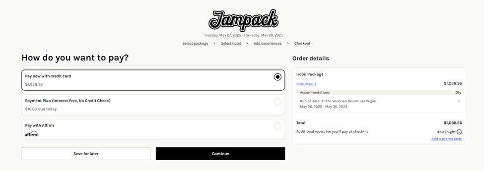 PackBagPoints's tweet image. Kind of insane, that @TheBitcoinConf Vegas '25 partner they're using for hotels is @jampackit - who has 22 followers &amp;amp; doesn't accept BTC as payment. 

Not to mention they're also more expensive than @TravelSwap_xyz who does accept BTC.

@DavidFBailey let's chat about a pivot.