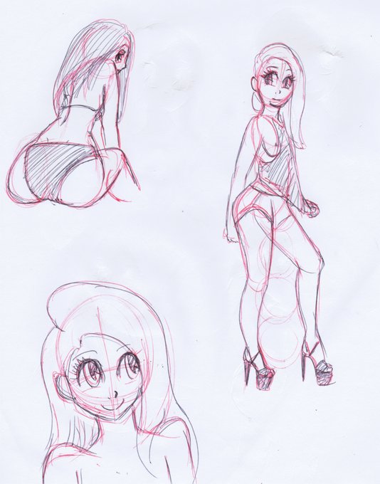 I didn't realize I had so much art of her but it's all older lol should I do some new ones? For August