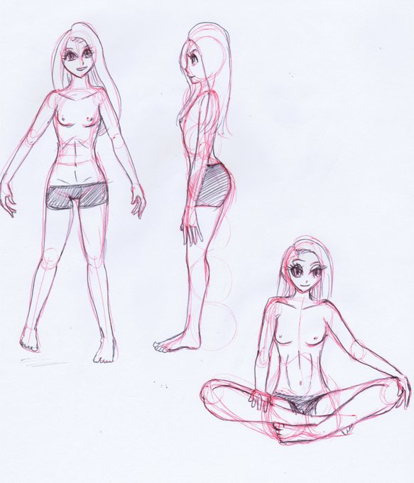 I didn't realize I had so much art of her but it's all older lol should I do some new ones? For August