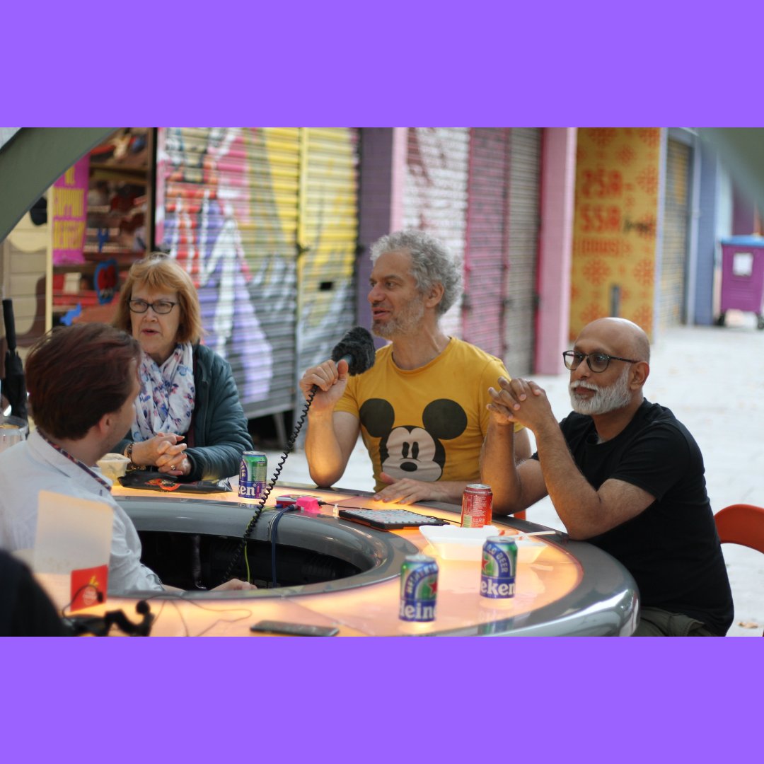 We are joining the Regents Roots Festival this weekend with #Talkaoke 🍩🎤

A fun-filled day of creativity &amp; community, filled with an eclectic mix of performances: brilliant dance acts, spellbinding circus shows, and engaging theatre performances

Free event, everyone welcome