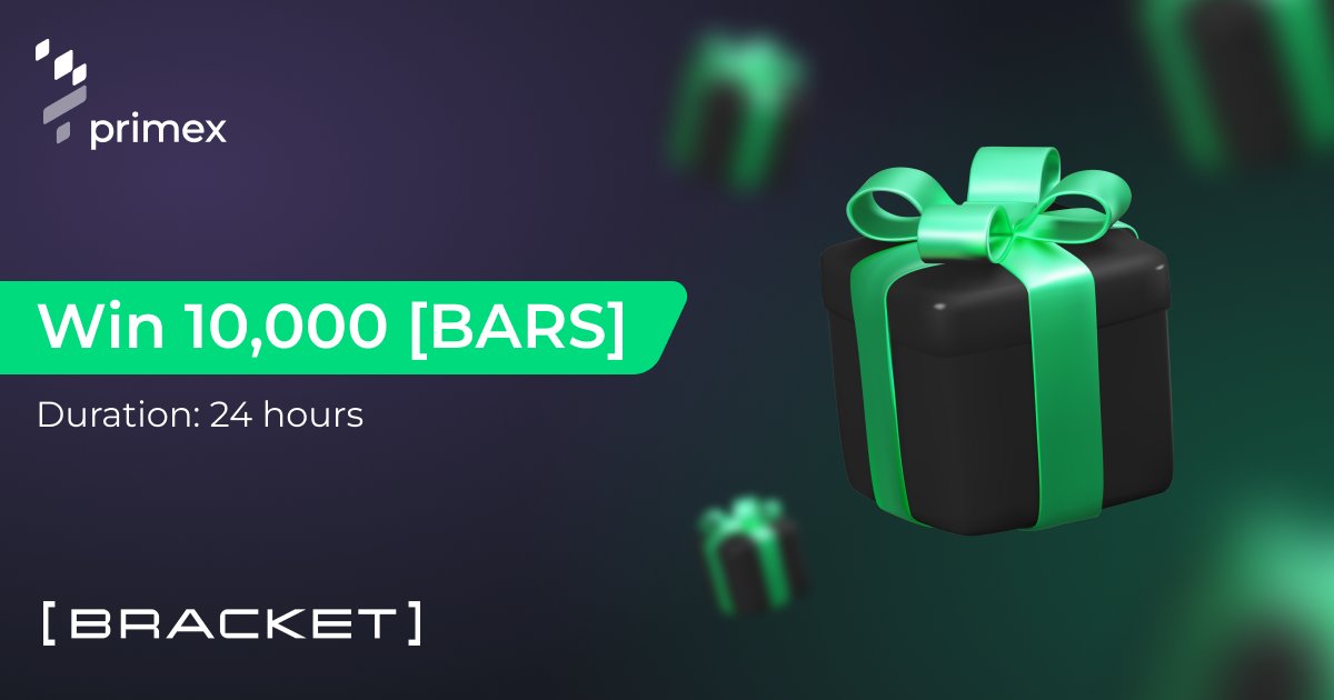 🚨 [ATTENTION PRIMEX COMMUNITY] 🚨

Last Call to grab rewards from our friends <a href="/bracket_fi/">Bracket</a> 🎉

To celebrate our partnership and their launch on July 31, we're giving away 10,000 [BARS] to our community! 🎁

To Enter:
1️⃣ Follow <a href="/primex_official/">Primex Finance</a> &amp; <a href="/bracket_fi/">Bracket</a>
2️⃣ Like + RT this
