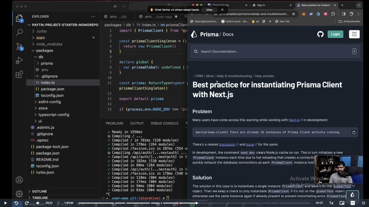 Shubhanshu69973's tweet photo. Day 5β£1β£-5β£3β£ of #100daysofcodechallenge
β
I've started building a Paytm clone from @kirat_tw cohort 2.0 and, Iβve completed the backend for my own ToDo application ππ§ #CodingJourney #PaytmClone #ToDoApp #WebDevelopment https://t.co/0tzslcovjZ