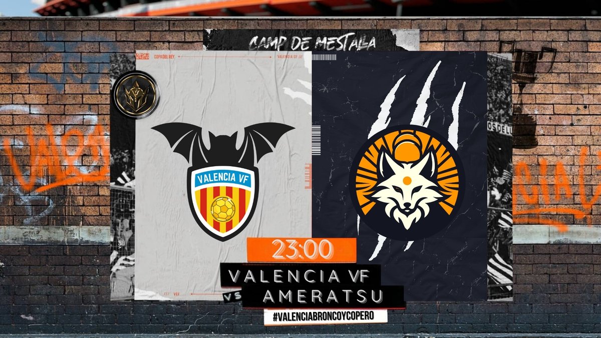 Valencia VF (@valenciavf_1919) on Twitter photo 🗓 Comienza la copa en <a href="/LA_COMPETICION/">LA COMPETICIÓN</a>
⚪⚔ BO1 23:00
🆚🏟️ <a href="/AmeratsuButai/">Ameratsu Butai Esports</a>
📺🔗Twitch.com/valenciavf
🦇🦇
#SENTIMENT #AMUNT #VOLEMLACOPA #VALENCIABRONCOYCOPERO 🗓 Comienza la copa en <a href="/LA_COMPETICION/">LA COMPETICIÓN</a>
⚪⚔ BO1 23:00
🆚🏟️ <a href="/AmeratsuButai/">Ameratsu Butai Esports</a>
📺🔗Twitch.com/valenciavf
🦇🦇
#SENTIMENT #AMUNT #VOLEMLACOPA #VALENCIABRONCOYCOPERO