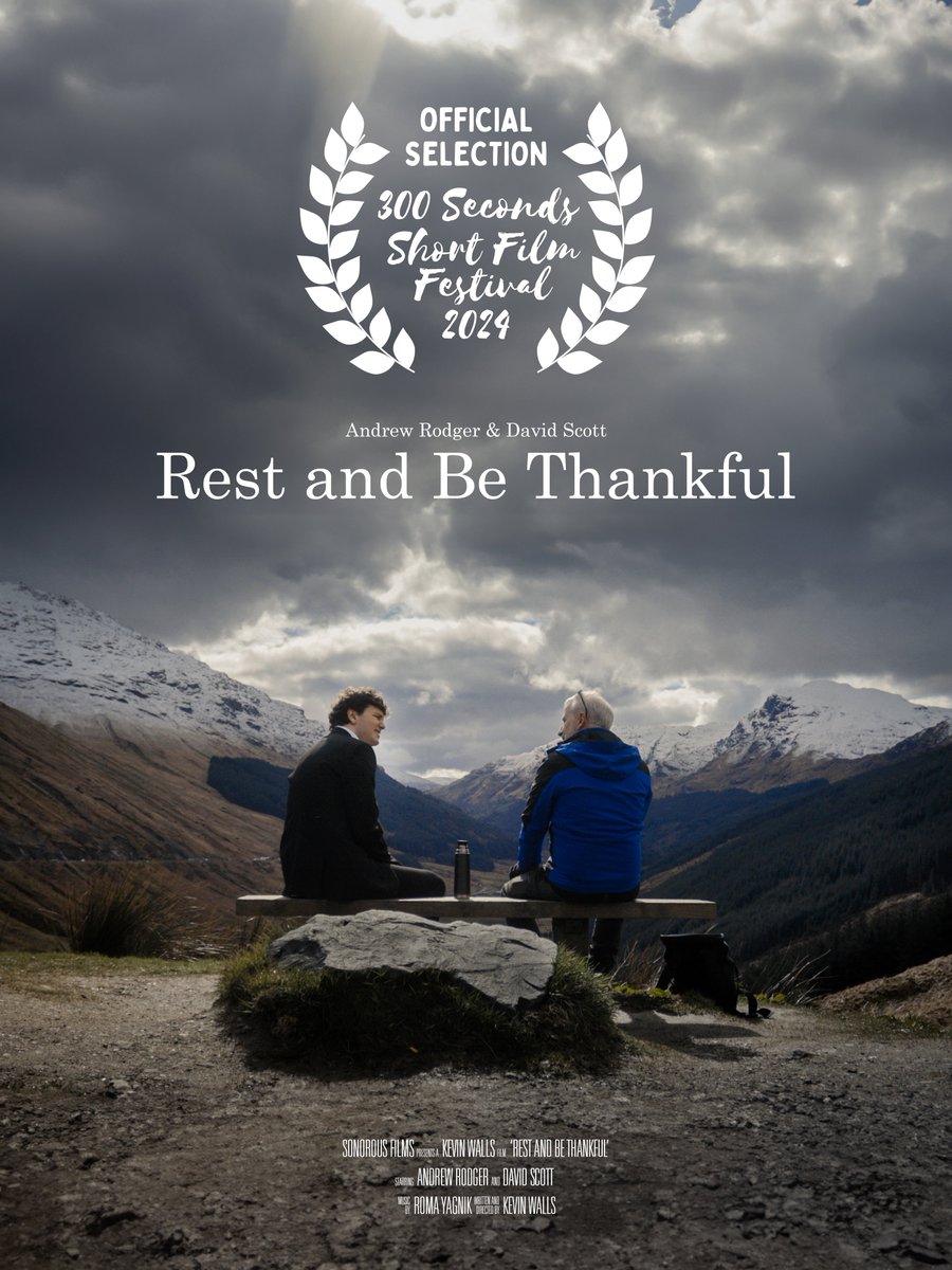 Kevin Walls (@kevinwalls) on Twitter photo My short film 'Rest and Be Thankful' will screen at the <a href="/300secshortff/">300Sec Short FF</a> in Toronto on the 25th of August 📽️ My short film 'Rest and Be Thankful' will screen at the <a href="/300secshortff/">300Sec Short FF</a> in Toronto on the 25th of August 📽️