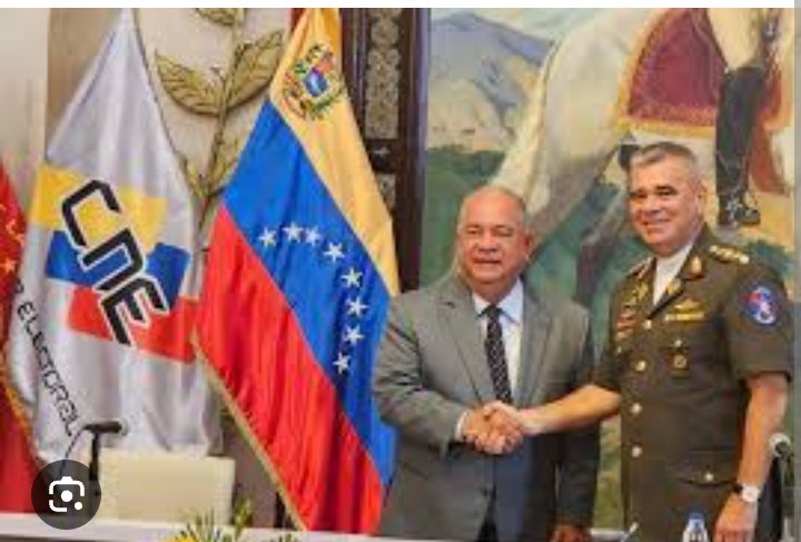 JoseColinaP's tweet image. Aquí  tienen a los dos responsables del fraude masivo en Venezuela, Elvis Amoroso y Vladimir Padrino López.