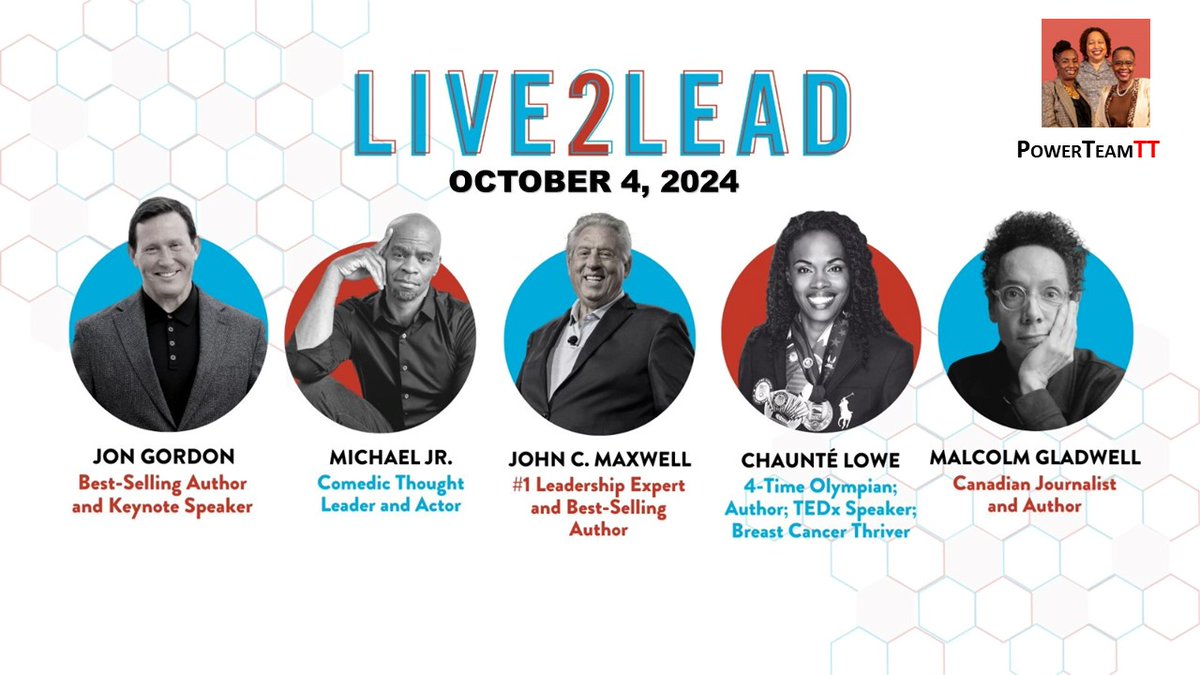 PowerTeamTT1's tweet image. Live2Lead 2024 will be on October 4th. Save the Date!
