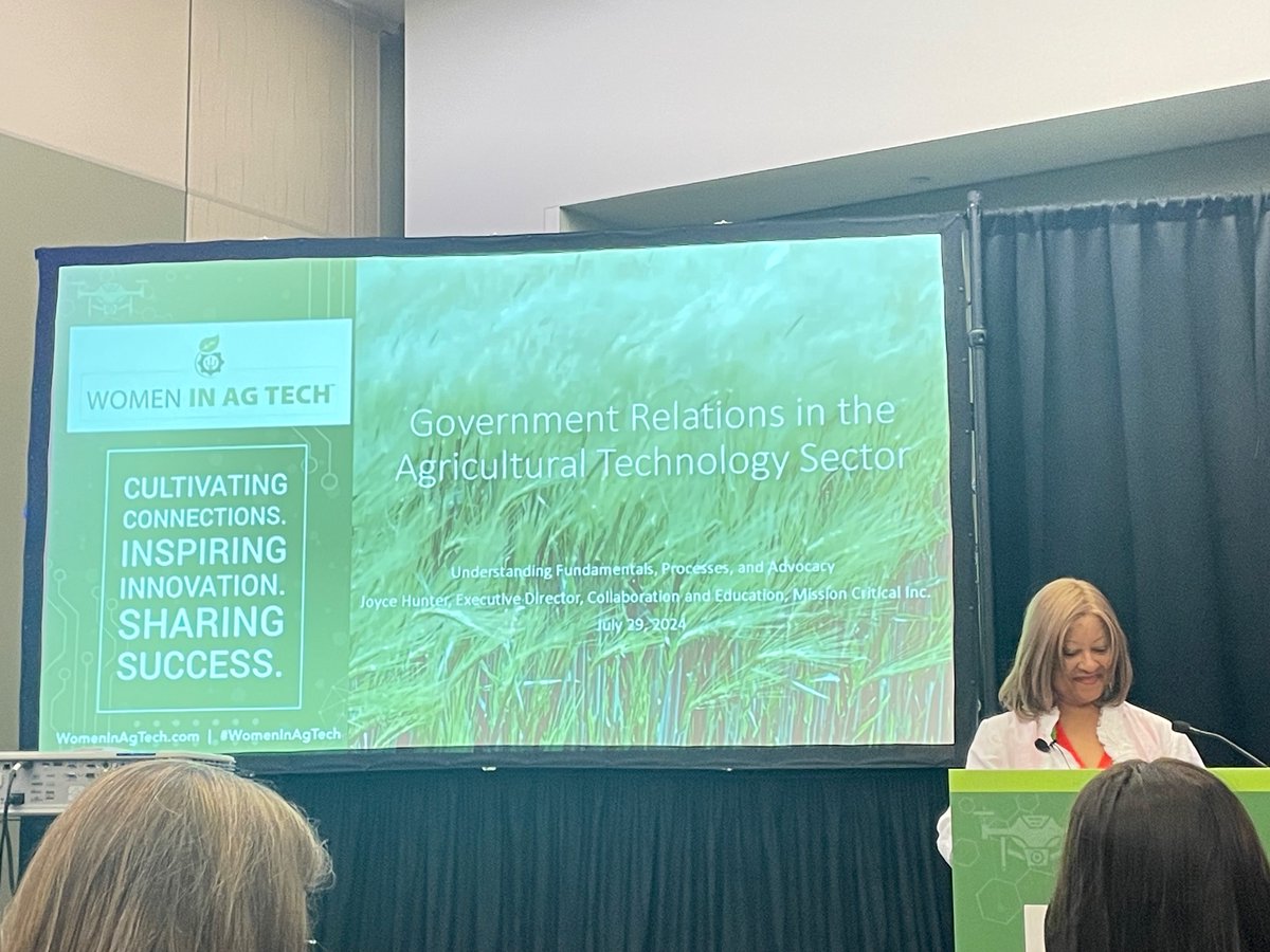 Attending the Women in Agriculture Technology has been incredibly inspiring. It's great to be surrounded by passionate and talented women who are shaping the future of our industry. Learning, networking, and sharing ideas—it's been a valuable experience!