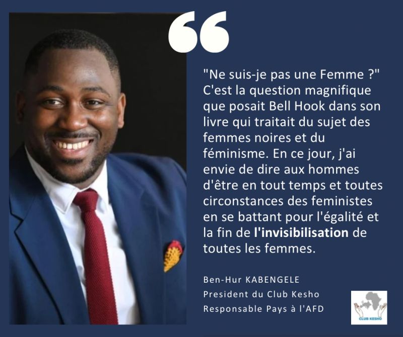 🌍✨ Célébrons la Journée de la Femme Africaine : 31 Juillet ! ✨🌍Des hommes du #clubkesho partageront leurs messages de soutien à nos incroyables femmes africaines 
<a href="/BHKabengele/">Ben-Hur Kabengele</a> Président <a href="/ClubKesho/">CLUB KESHO</a>  
ResponsablePays <a href="/AFD_France/">Agence Française de #Développement (AFD) 🇫🇷 🇪🇺</a> 
#JournéeDeLaFemmeAfricaine #WomenEmpowerment