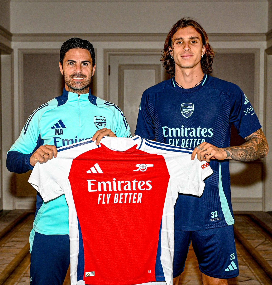 🚨Riccardo Calafiori rejected bigger wage offers from Real Madrid and Juventus because he only wanted to join Arsenal following talks with Mikel Arteta.

When you’re big, you’re big.

Mikel Arteta you’ve changed our world.