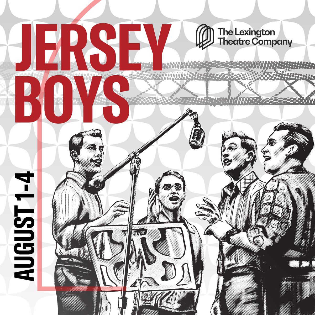 Jersey Boys by the Lexington Theatre Company at the Lexington Opera House! August 1-4 Tickets at buff.ly/3zZoggp or by calling the Central Bank Center Ticket Office 859-233-3535 (Tuesday-Friday, 10am-4pm.) Use code: #chemistry for a special 10% off the price of tickets!