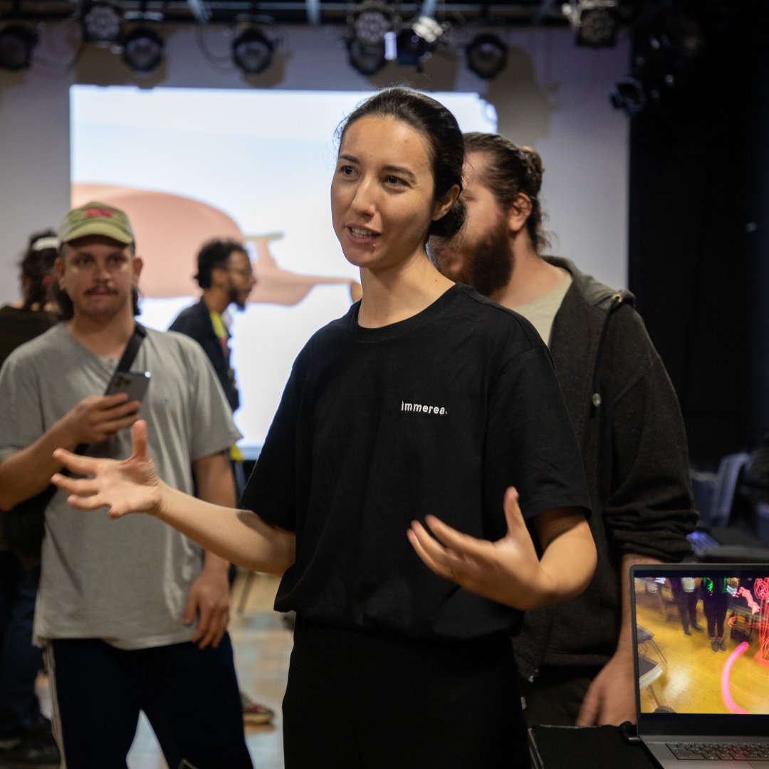 immerea.studio (@immerea_studio) on Twitter photo ๐ง๐ท๐ฅ At the beginning of July our cofounder <a href="/flavia_mazz/">Flavia Mazzanti</a> had the possibility to give a #workshop on #virtualreality in artistic processes <a href="/filefestival/">FILE Festival</a> โ Latin America's biggest #mediaart festival on #art and #technology โ in Sรฃo Paulo, Brazil ๐คฉ
Thank you for having us! ๐ง๐ท๐ฅ At the beginning of July our cofounder <a href="/flavia_mazz/">Flavia Mazzanti</a> had the possibility to give a #workshop on #virtualreality in artistic processes <a href="/filefestival/">FILE Festival</a> โ Latin America's biggest #mediaart festival on #art and #technology โ in Sรฃo Paulo, Brazil ๐คฉ
Thank you for having us!