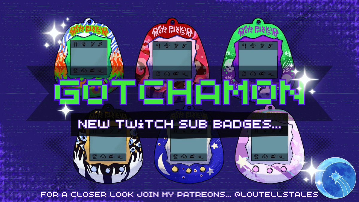 loutellstalesx's tweet image. Just designed and added some new Sub Twitch badges to my stream! 

Thinking of doing some twitch badge/emotes commissions, if you’d be interested in something like that lmk! 

#twitchbadges #pixelartist