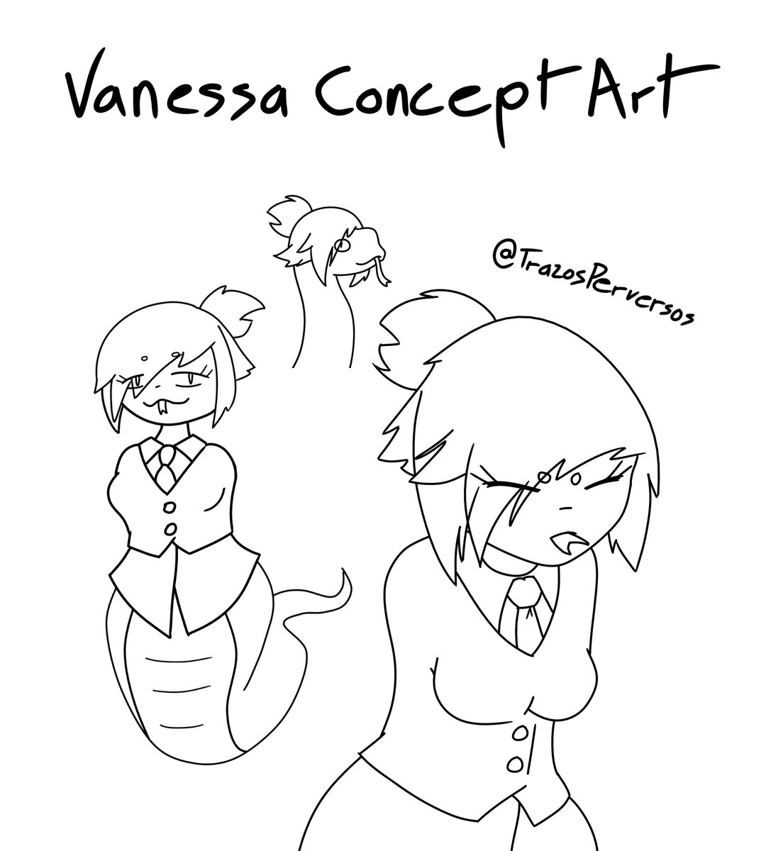 trazosperversos's tweet photo. Mi primer OC
Ella es Vanessa Fang y es una chica serpiente https://t.co/LtlqWRtp77
