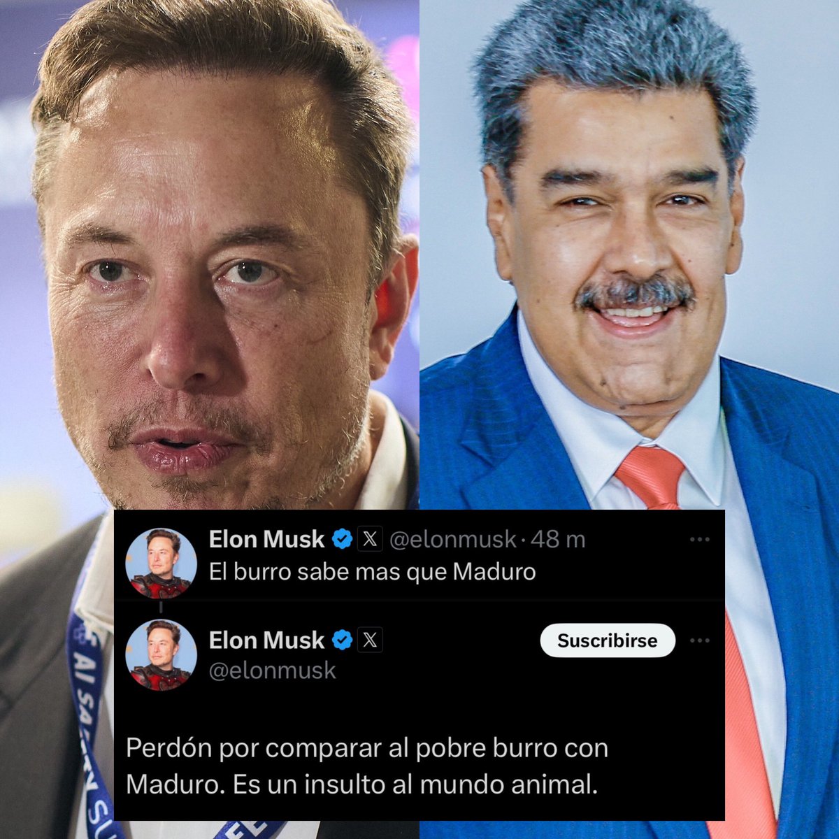 No, no es una cuenta falsa, es el perfil oficial de Elon Musk en Twitter (X).

Y además el multimillonario lo escribió en español.