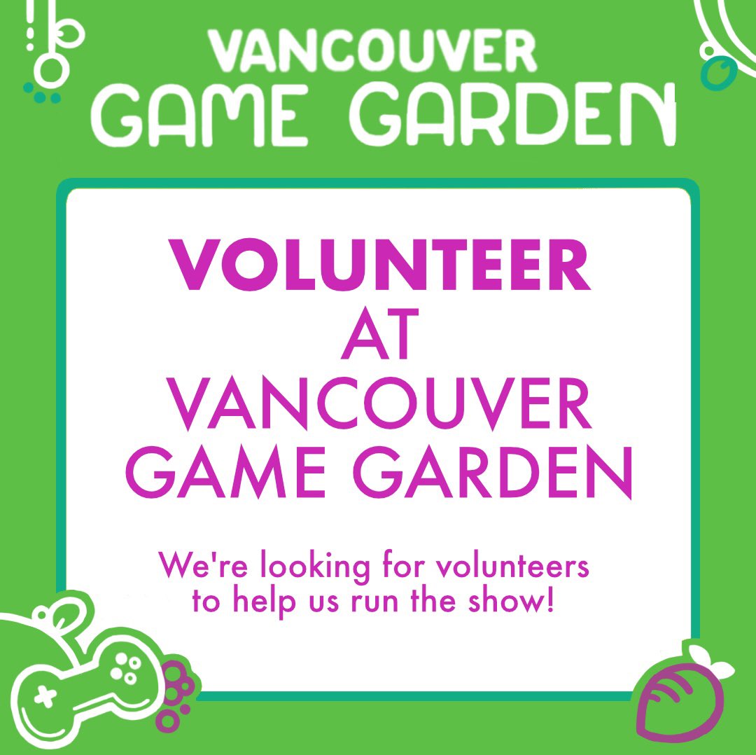 vangamegarden's tweet photo. If volunteering at Game Garden sounds like your jam, please head to our website (link in bio) and fill out the form. 

We’ll start reaching out to potential volunteers within the next week 🎮🌱✨ https://t.co/aCLSqbIuS4
