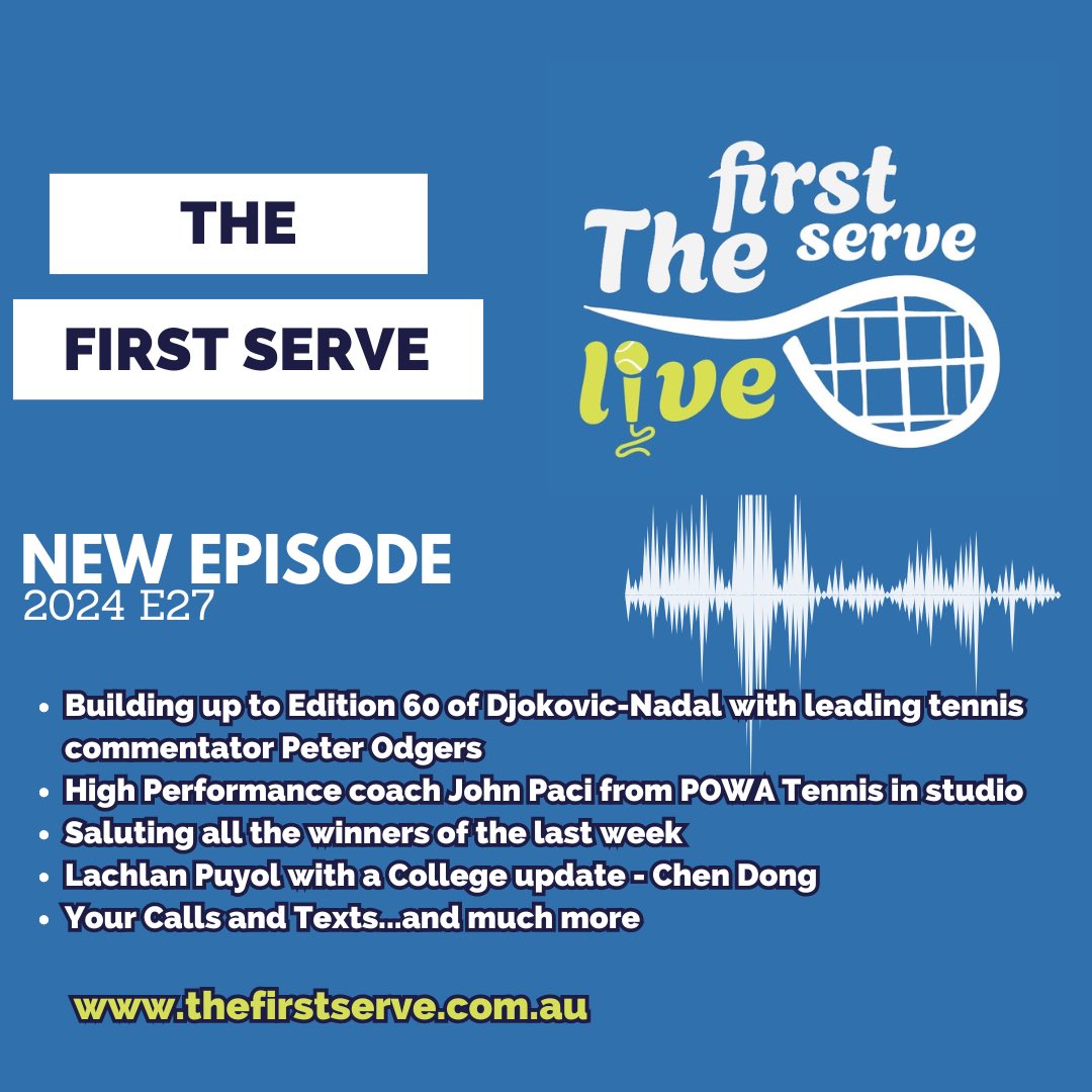 Did you miss last nights show ? 

Catch up Here 🎧 bit.ly/439YoHB

#TheFirstServe