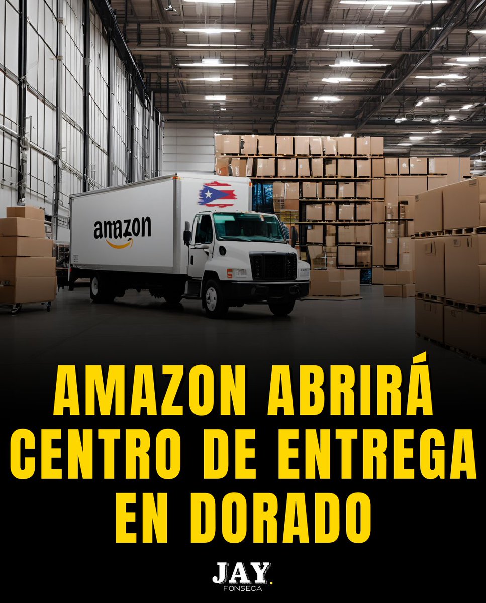 jayfonsecapr's tweet photo. 🛒El gigante del ecommerce Amazon iniciará este 1 de agosto la construcción de su primer centro de entrega en Puerto Rico.

🛍️Este centro se ubicará en Dorado y tiene el propósito de que las entregas en el archipiélago sean más rápidas y de crear nuevos empleos.

🏬Se espera que el gobernador Pedro Pierluisi y el alcalde de Dorado, Carlos López, participen del evento de inicio de la construcción.

¿Crees que hace falta esto en Puerto Rico?

#Amazon #Ecommerce #CentrodeEntrega #Dorado