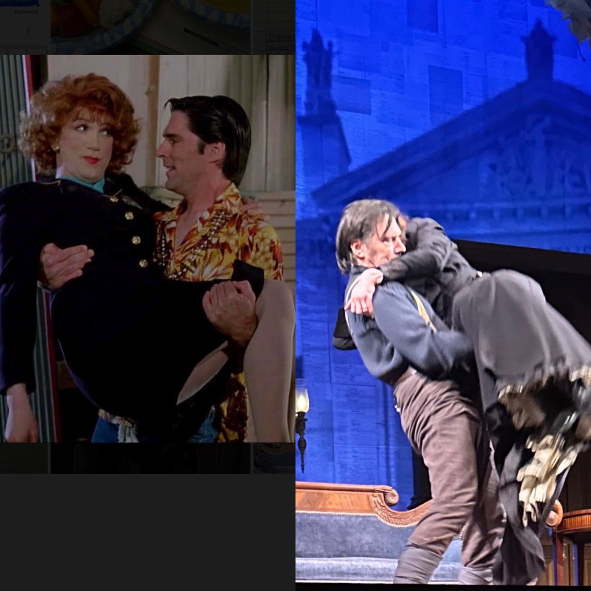 PennellAli's tweet photo. Favorite on screen/on stage duo? 
@ImThomasGibson #charlesbusch 
#ibsensghost https://t.co/ZeKvLxyYd7