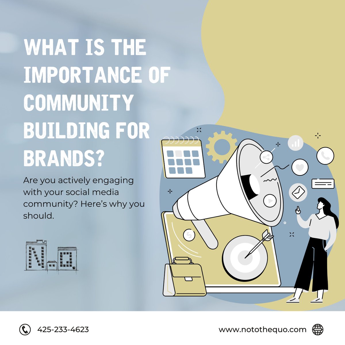 Building a strong community is key to e-commerce success. It's more than selling products; it's about lasting relationships and loyalty. Engage with your audience and create a loyal customer base. Contact N2Q to learn more! notothequo.com #engagement #ecommercce