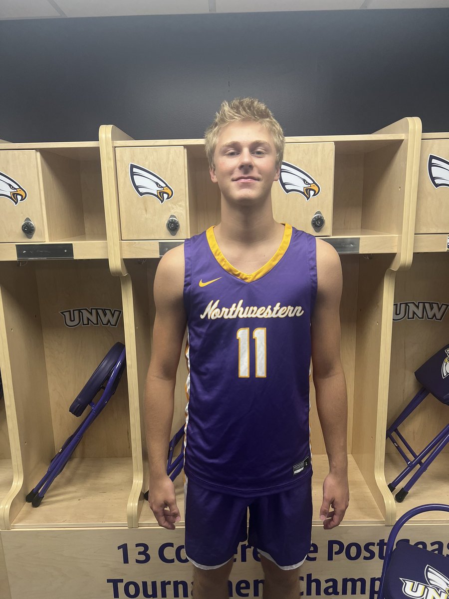 After a great visit with <a href="/CoachGrosz/">Tim Grosz</a>, I’m grateful for the opportunity to play for the University of Northwestern, St. Paul! <a href="/unwmbb/">UNW Men's Basketball</a>