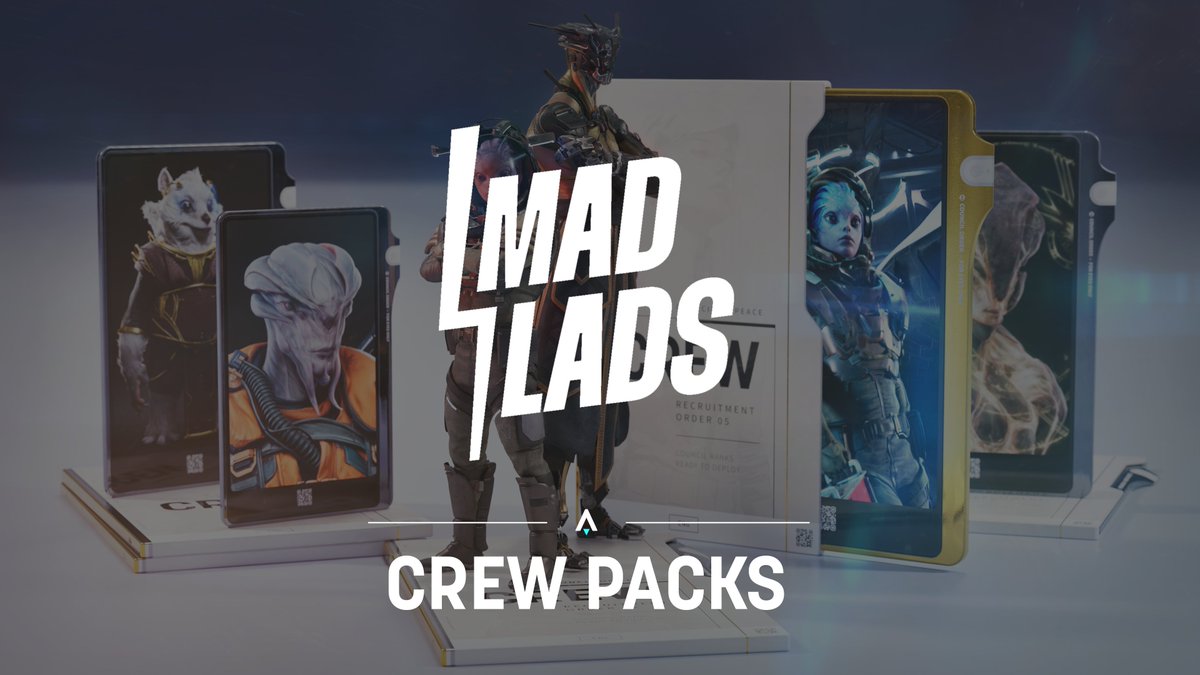 staratlas's tweet photo. Fock it, we're giving Crew Packs to the @MadLads community. 

From now until August 14, join the Star Atlas Discord, make sure you're connected to Matrica and you'll automatically be entered into a raffle to win a Crew Pack. That's it!

🔗: https://t.co/jrhZiDgMOF https://t.co/NZfU4nALaZ