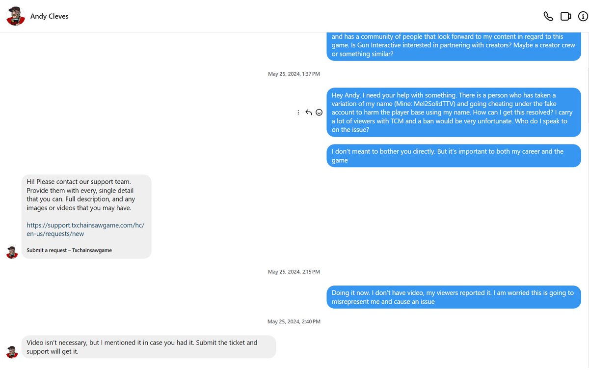 Mel2Solid's tweet photo. Here you go... now what? @weskeltner @TXChainSawGame @fearthegun . I have been MORE than fair.. Even let these people talk horrible about me for 2 months straight.. What else we need everyone? ⌛️  I've been stand up since the beginning.. 

Stop attacking the wrong person https://t.co/DzWupVBdV4