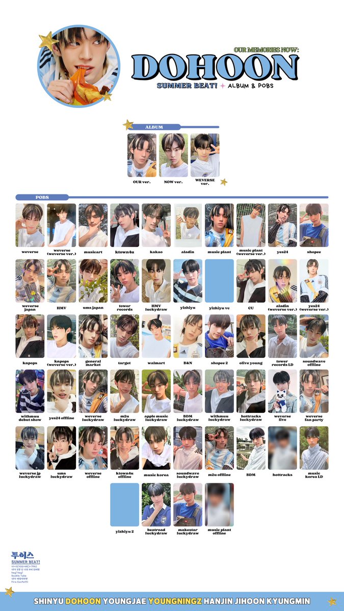 TWS ᓚᘏᗢ PHOTOCARD TEMPLATE — SUMMER BEAT; album & pobs ➵ do