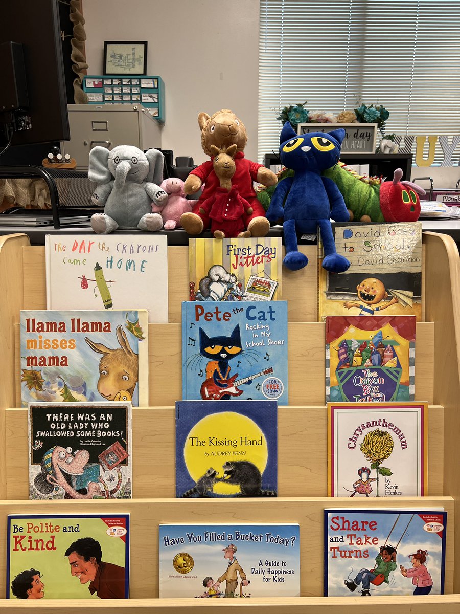 Favorite Books for the 1st week of school!
#ASEbingo <a href="/ASE_Dalmatians/">Sullivan Elementary</a>