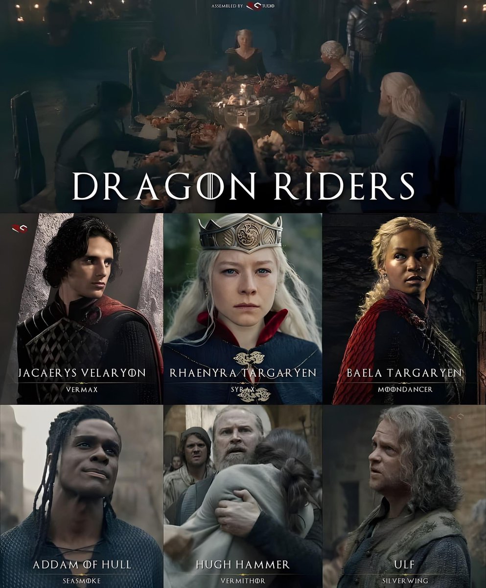 Dragon Riders of Team Black:

#HouseOfTheDragon
