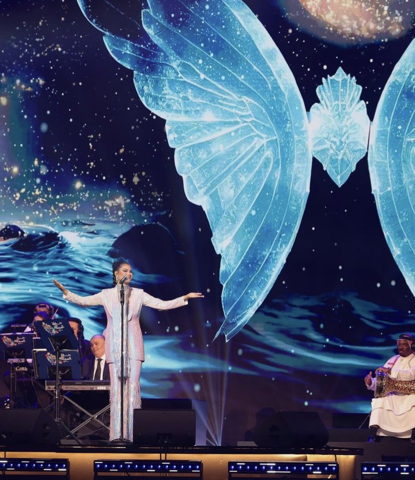 OmaimaMagazine's tweet image. صور من حفل الليلة ✨
#اميمة_طالب_في_الرياض