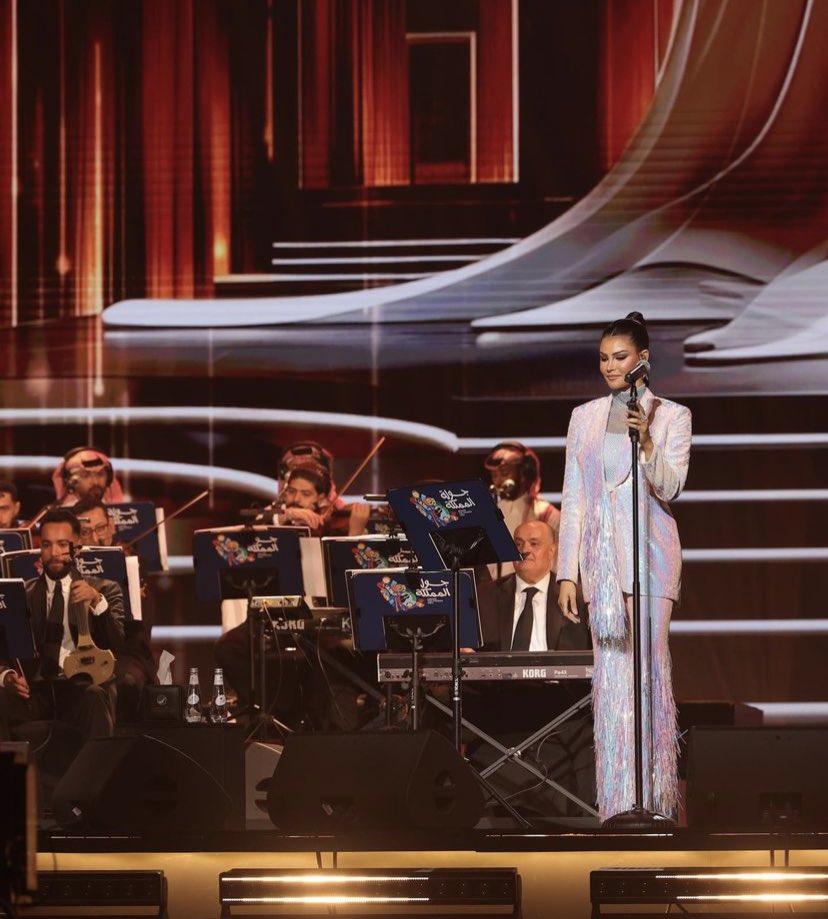 OmaimaMagazine's tweet image. صور من حفل الليلة ✨
#اميمة_طالب_في_الرياض