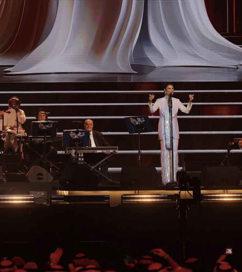 OmaimaMagazine's tweet image. صور من حفل الليلة ✨
#اميمة_طالب_في_الرياض