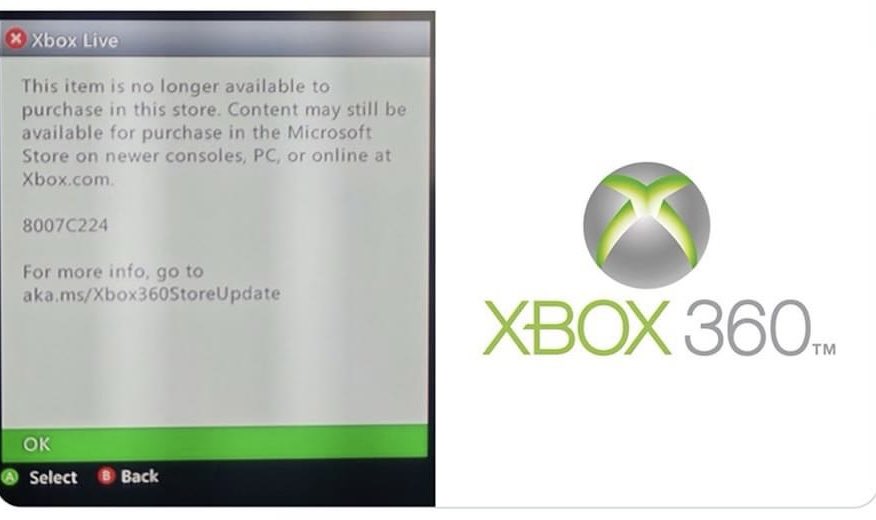 RGTreasure's tweet image. The Xbox 360 Live store has officially shut down 😢 

Buy physical so you really own it!

#subscriptionbox #retrogames 
The Classic Video Game subscription box!
retrogametreasure.com
Celebrating 9 years!
Select your Consoles
Add your Inventory, No Duplicate Games!
