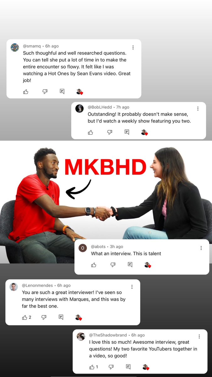NBTJacklyn's tweet photo. stokedddddd the latest is resonating with you!! Thank you so much for the love on it 

And thank you to @MKBHD and his team for having us:)) energizing day 

More to come !!! https://t.co/S5Lipd0jLp