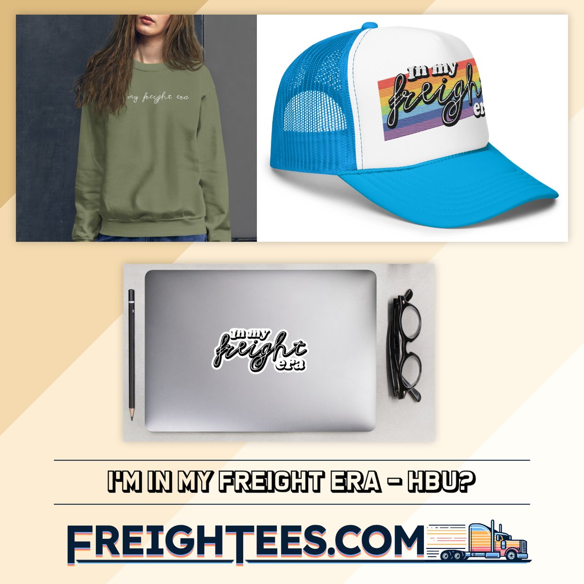 freightees's tweet image. I'm in my #Freight Era, HBU? 

Check out the collection here:
freightees.com/product-catego…

#Freight #Eras #SupplyChain