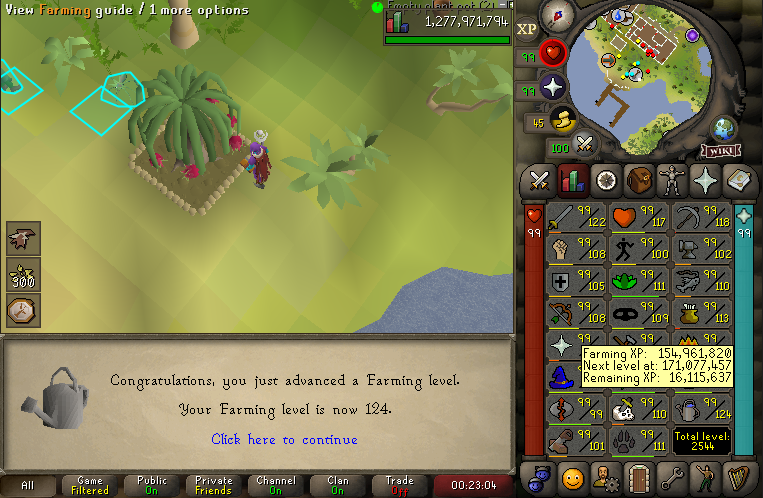FyriOsrs's tweet photo. 124 Farming! 🧑‍🌾 https://t.co/5LEdcf2pHN