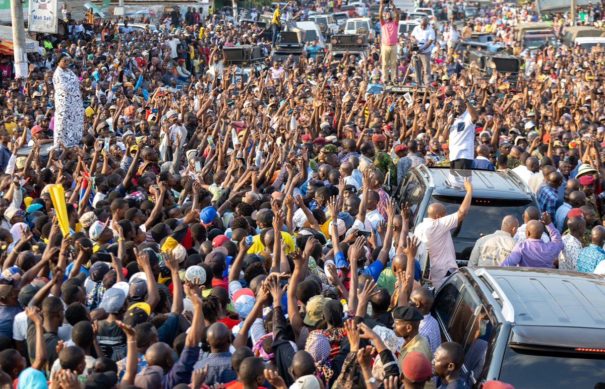 Mr president don't be happy when you hold a political rally to give promises to jobless youths on a monday. The same youths you paid to be shout for you will be jobless in 2 months time and if you don't work out something for them they will still call for your ouster.