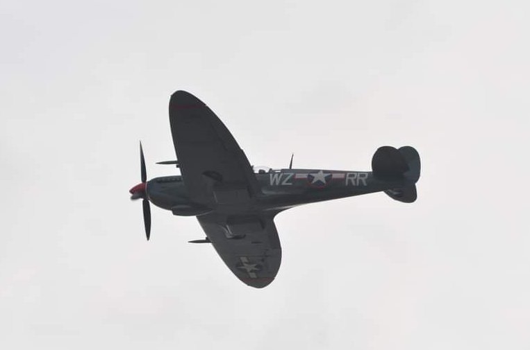 RCTAM94th's tweet image. Not to be outdone, George and his Suffolk Spitfire gave us three spectacular passes late in the day before heading back to Duxford, after appearing at the Old Buckenham Airshow. It's always a delight to see this aircraft over the museum!